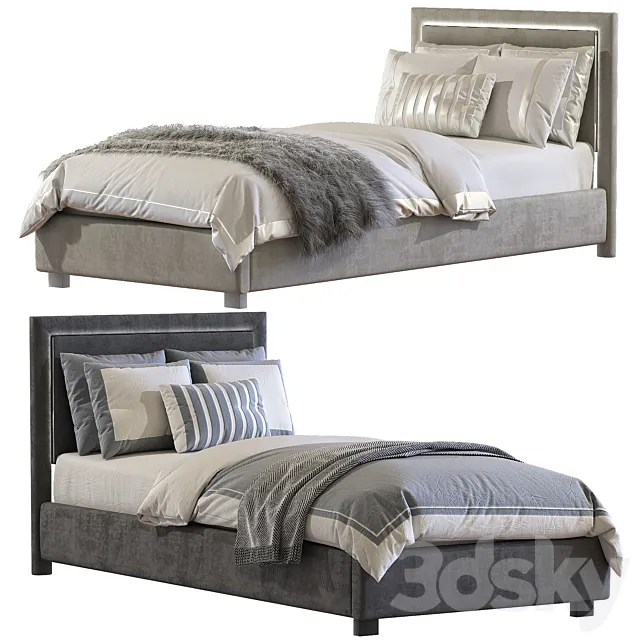 Contemporary Bed Frame 3 3D Model Contemporary Bed Frame 3 3D Model