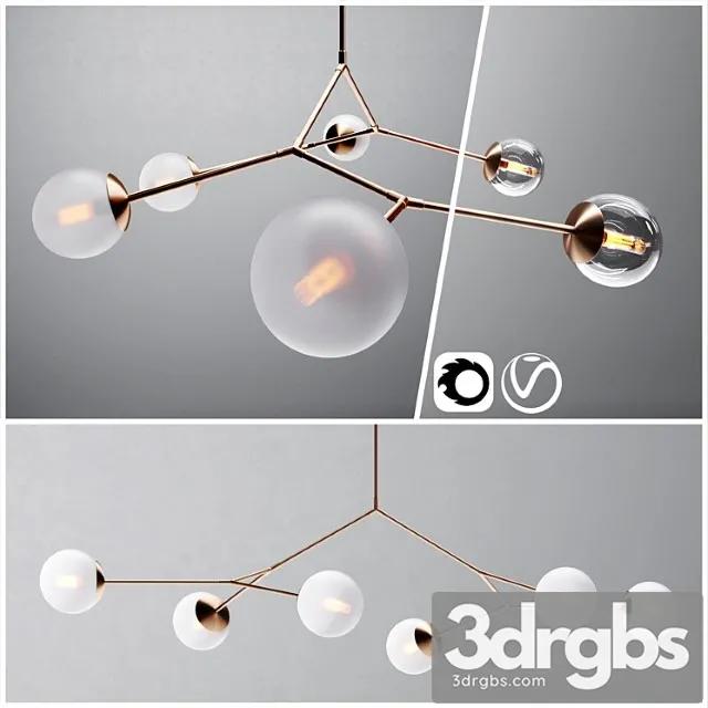 Contemporary Branching Bubble 6 Chandelier Dendroid 4 Cor V Ray 1 3D Model Download Contemporary Branching Bubble 6 Chandelier Dendroid 4 Cor V Ray 1 3D Model Download