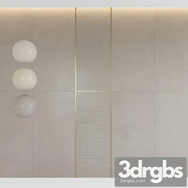 Contemporary Design Cerim Elemental Stone Decor Limstone 3D Model Download