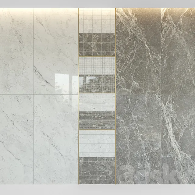 Contemporary Design CERIM Exalt Decor set1 3DModel Contemporary Design CERIM Exalt Decor set1 3DModel