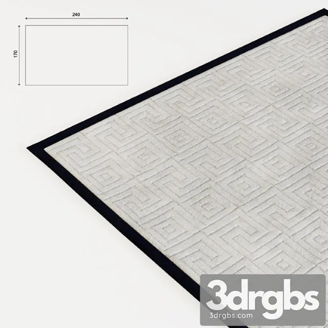 Contemporary rug 3D Model Download