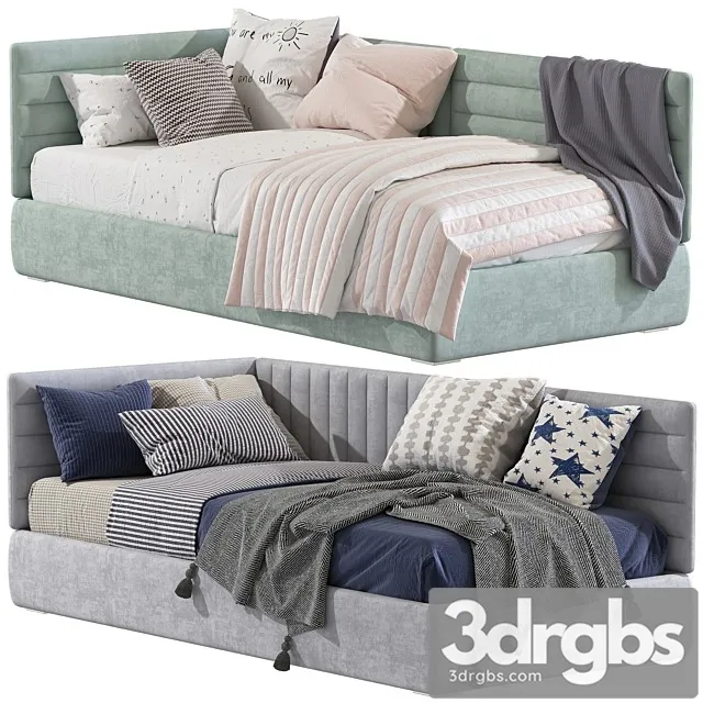 Contemporary Style Sofa Bed 3 3D Model Download Contemporary Style Sofa Bed 3 3D Model Download