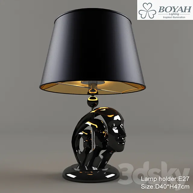 Contemporary table lamp Boyah lighting 3D Model