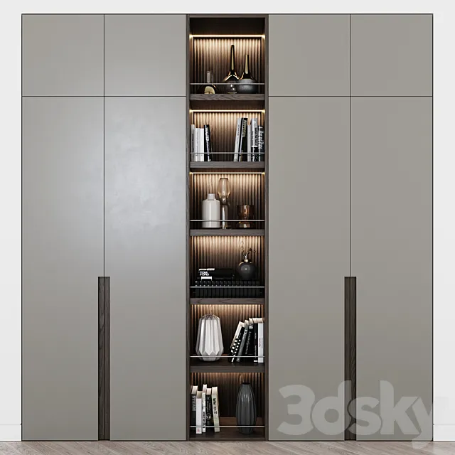 Contemporary wardrobe 10 3DModel Contemporary wardrobe 10 3DModel