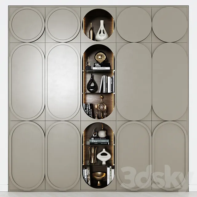 Contemporary wardrobe 20 3DModel