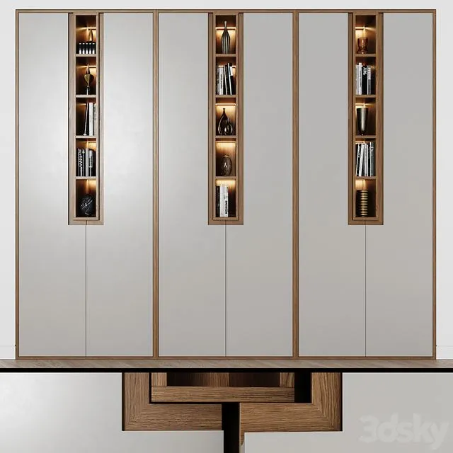 Contemporary Wardrobe 30 3D Model