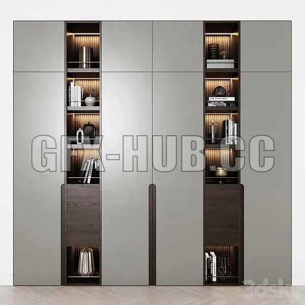 Contemporary Wardrobes 32 3D Model
