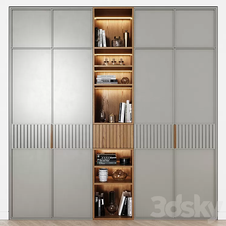 Contemporary Wardrobes 36 3D Model Free Download