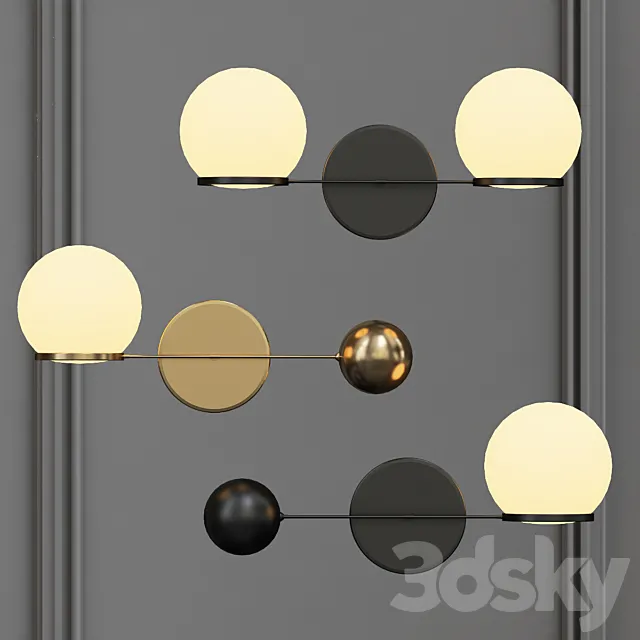 Contrapesso LED Single Sconce 3DModel