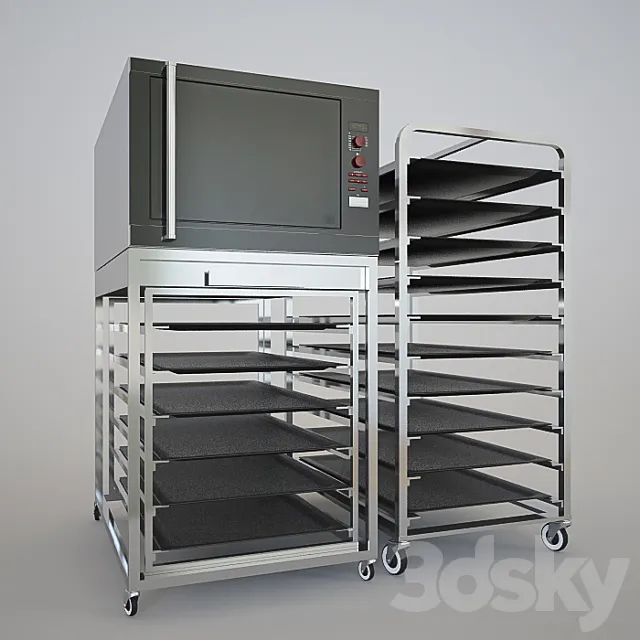 Convection Oven Crystal 3DModel
