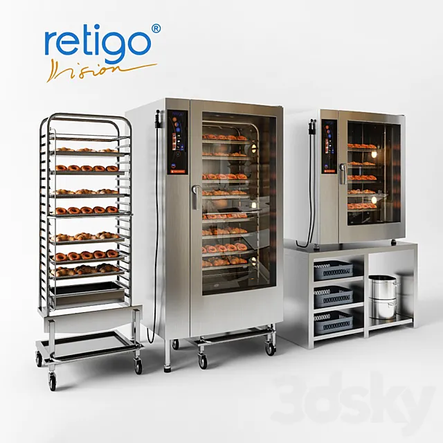 Convection ovens Retigo 3DModel