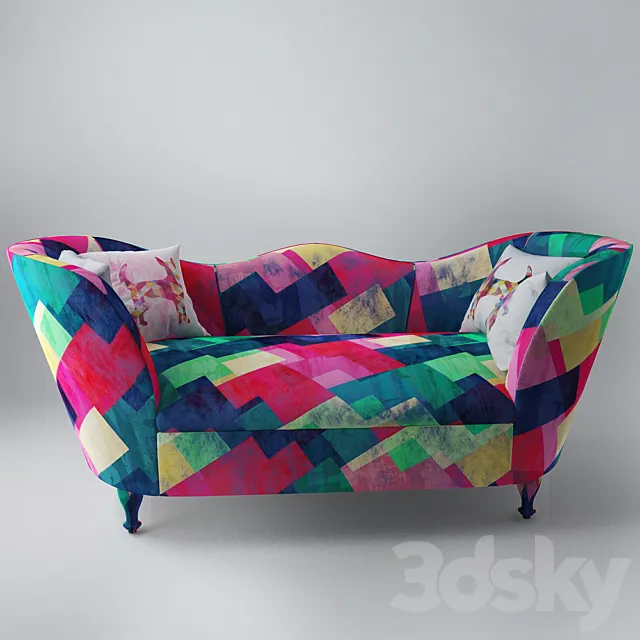 Conversation Seat 3D Model