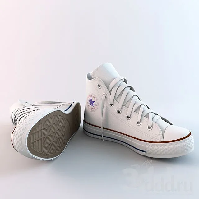 Converse Shoes 3D Model
