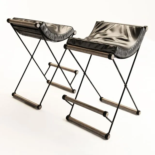 CONVERSO Cleo Baldon Bar Stools 3D Model