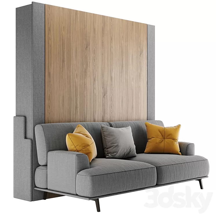 Convertible wardrobe Olissys 2.0 3D Model Free Download