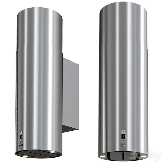 Cooker Hood Franke FTU 3807 PW XS 3D Model Cooker Hood Franke FTU 3807 PW XS 3D Model