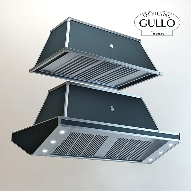 Cooker hood island Campana OGC002 3D Model