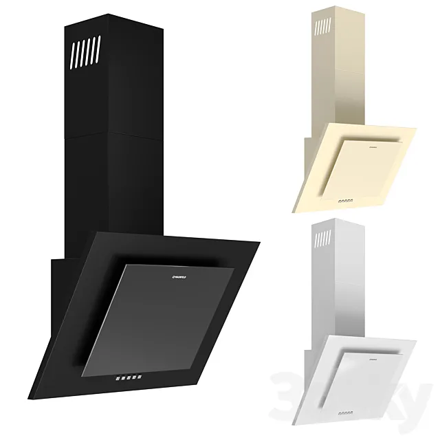 Cooker hood MAUNFELD Tower C 60 3D Model Cooker hood MAUNFELD Tower C 60 3D Model
