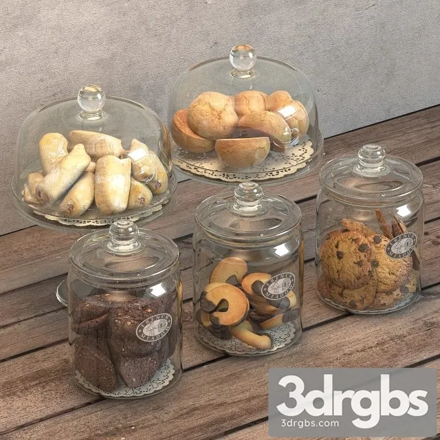 Cookie Jars 3D Model Download