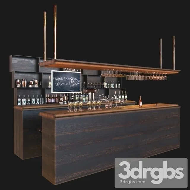 Cooktail Bar 3D Model Download