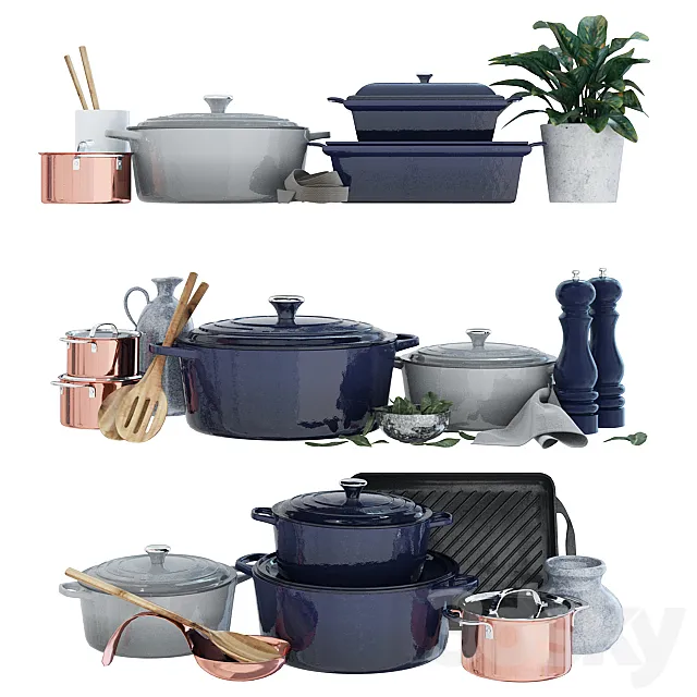 Cookware Le Creuset 3D Model