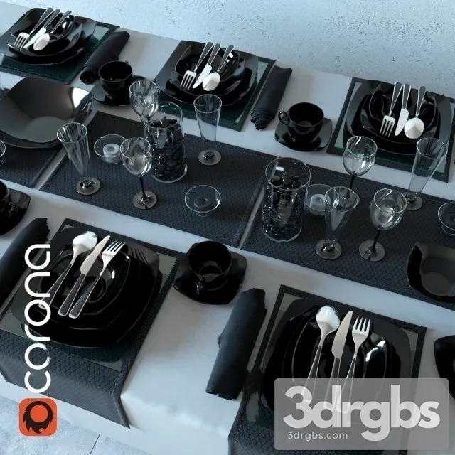 Cookware Set 3D Model Download