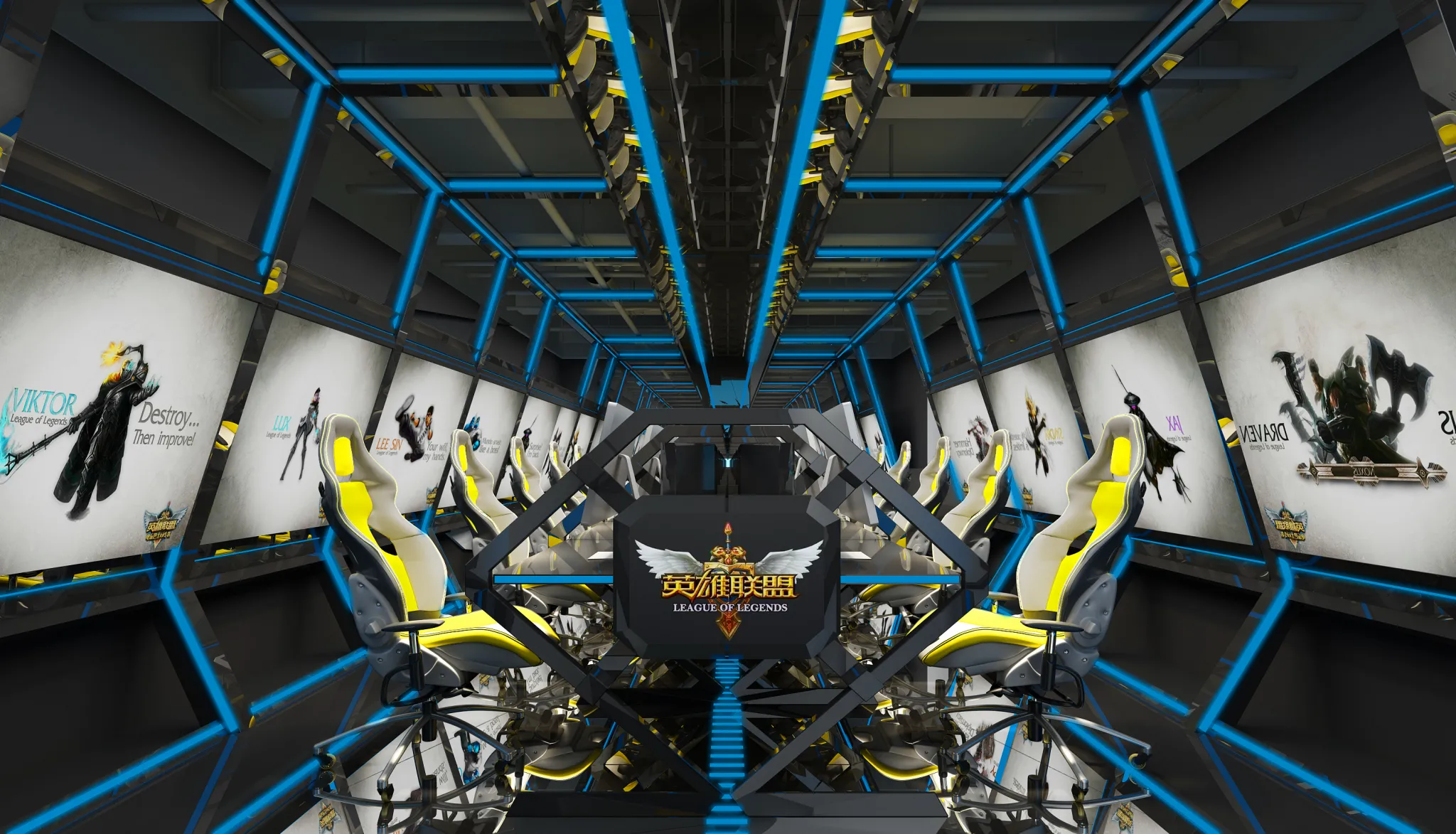 Cooldesign Interior 20 – Public Space – INTERNETCAFE – 01