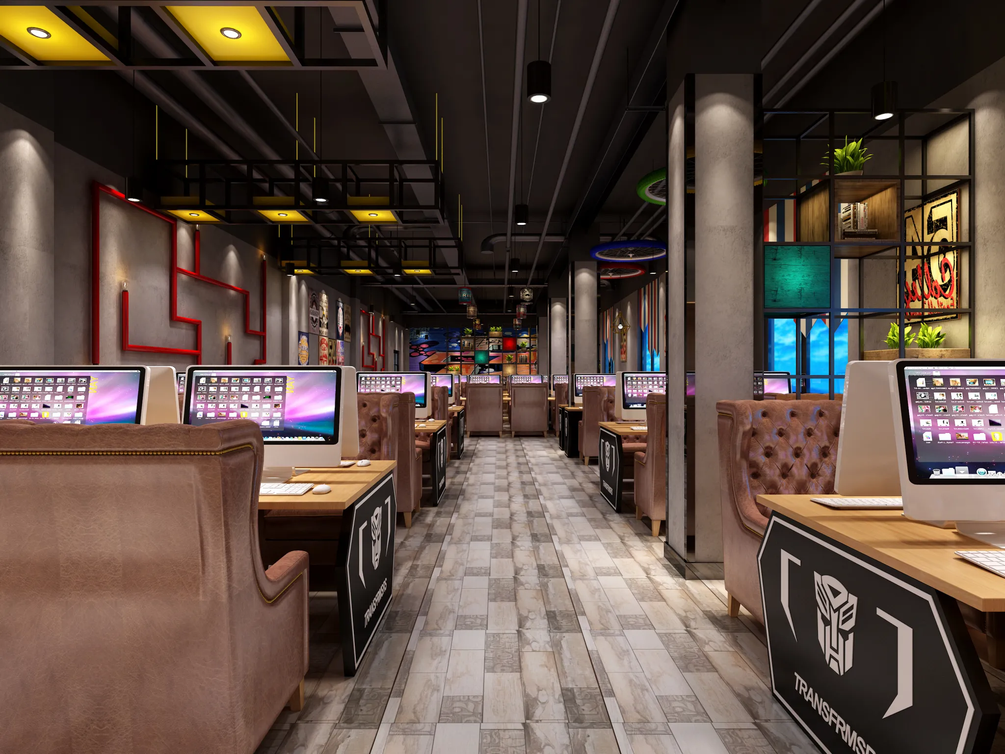 Cooldesign Interior 20 – Public Space – INTERNETCAFE – 07