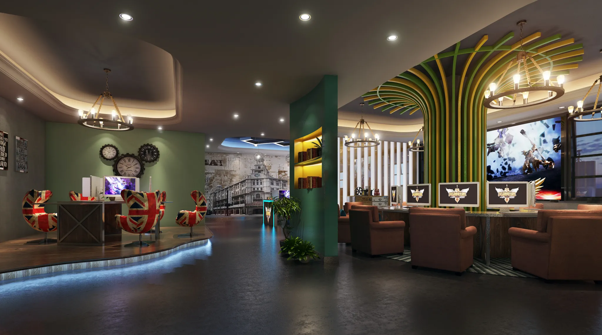 Cooldesign Interior 20 – Public Space – INTERNETCAFE – 08