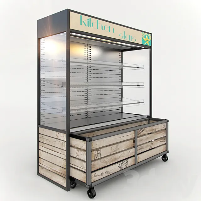 Cooled Rack 3D Model