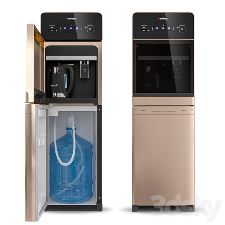 Cooler HotFrost 350ANET gold 3D Model