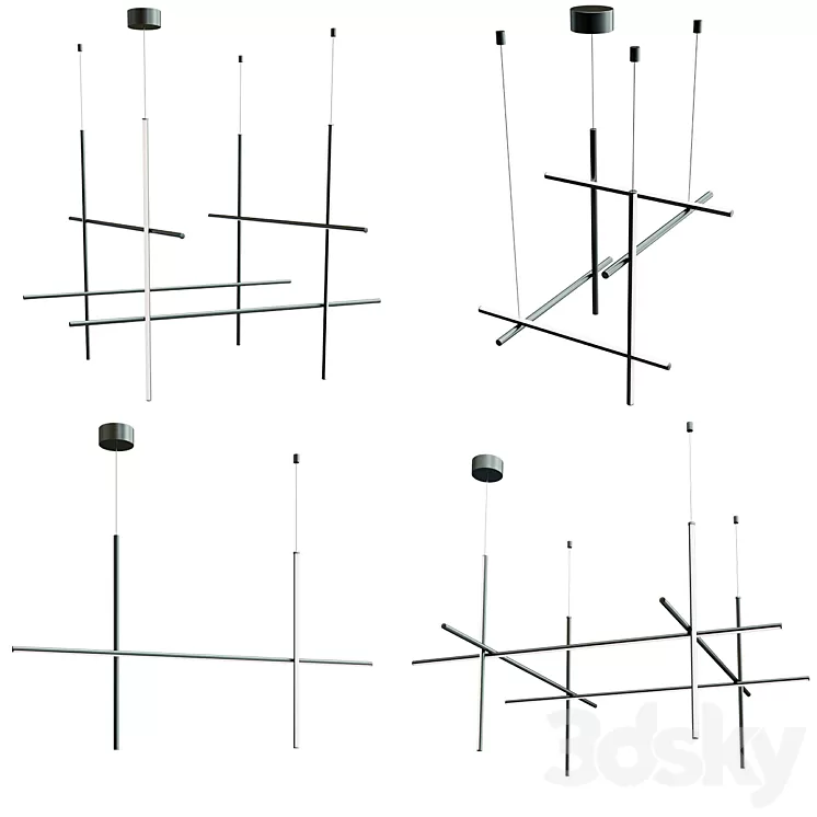 COORDINATES S By Flos 3D Model Free Download