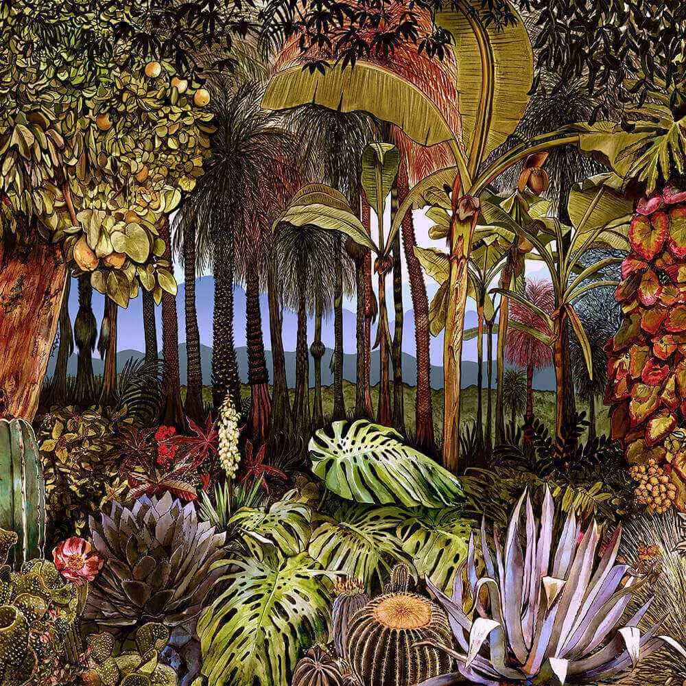 Coordonné – Wallpaper Botánico 3D Model Coordonné – Wallpaper Botánico 3D Model