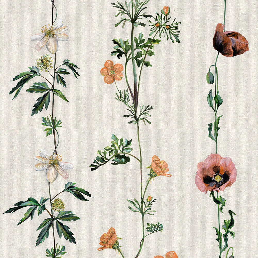 Coordonné – Wallpaper Climbing Flowers 3D Model Coordonné – Wallpaper Climbing Flowers 3D Model