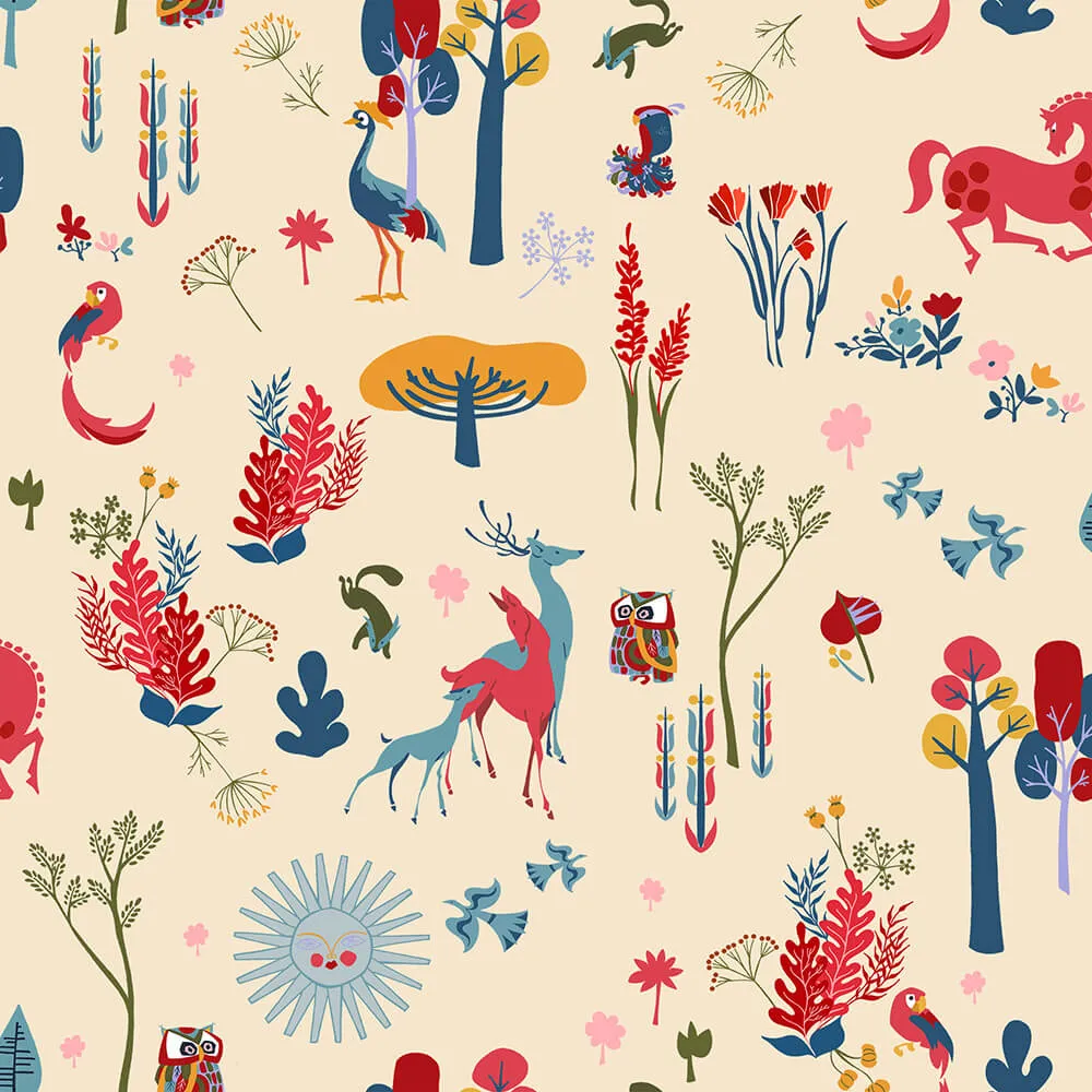 Coordonné – Wallpaper El bosque animado 3D Model Coordonné – Wallpaper El bosque animado 3D Model