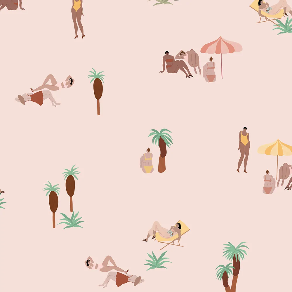 Coordonné – Wallpaper One Day at the Beach 3D Model Coordonné – Wallpaper One Day at the Beach 3D Model