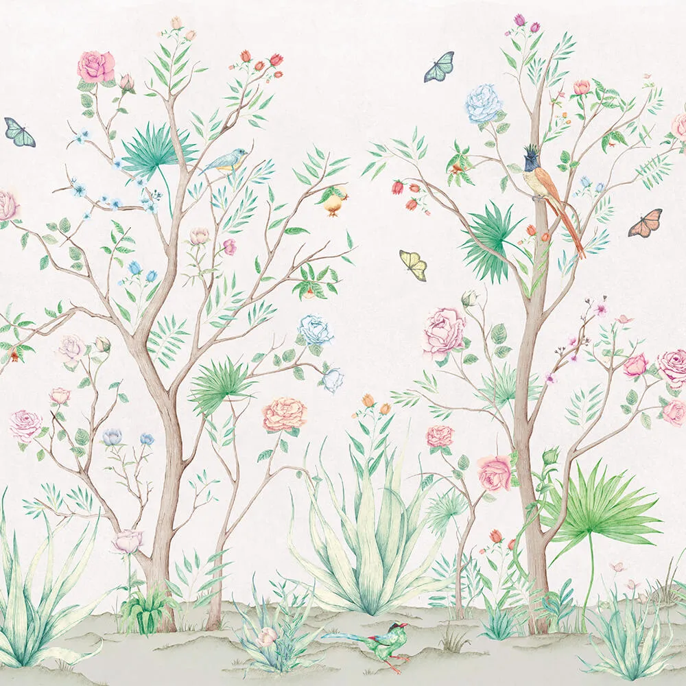 Coordonné – Wallpaper Peonies 3D Model