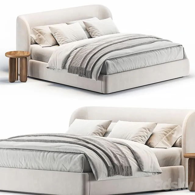 Copenhagen Bed 3D Model Copenhagen Bed 3D Model