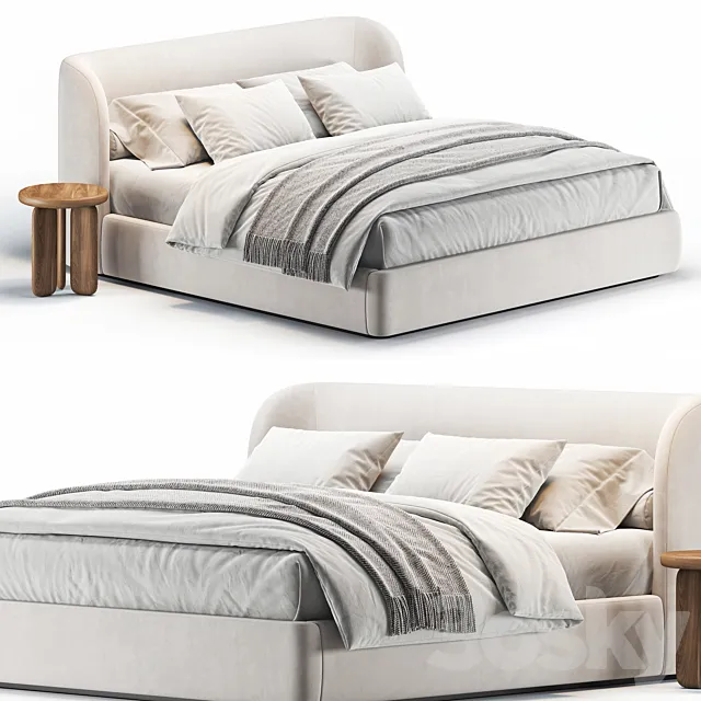 Copenhagen Bed 3D Model Copenhagen Bed 3D Model