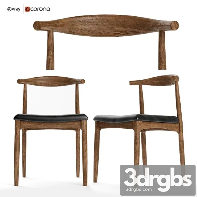 copenhagen chair walnut 3D Model Download copenhagen chair walnut 3D Model Download