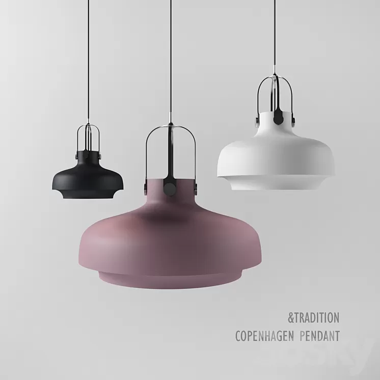 Copenhagen pendant Pendant Chandelier 3D Model Copenhagen pendant Pendant Chandelier 3D Model