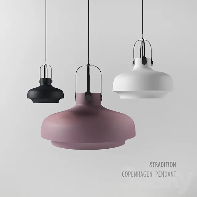 Copenhagen pendant Pendant. Chandelier 3DModel Copenhagen pendant Pendant. Chandelier 3DModel