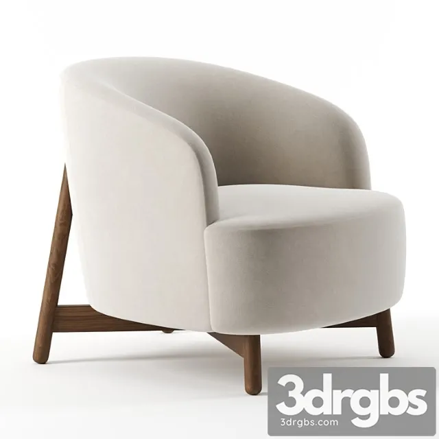 Copine Armchair By Porada 3D Model Download Copine Armchair By Porada 3D Model Download