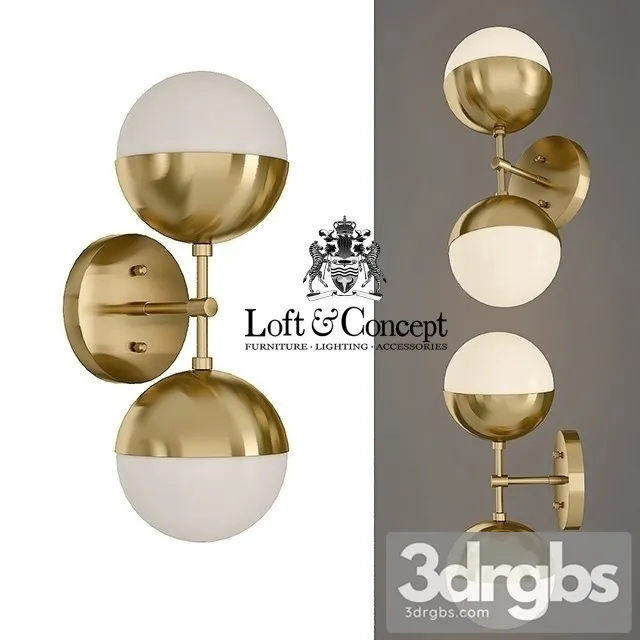 Copper Light Bra Duos Brass 3D Model Download Copper Light Bra Duos Brass 3D Model Download