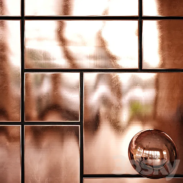 Copper panel 3DModel