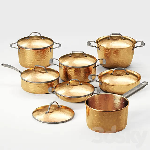 Copperware 3D Model