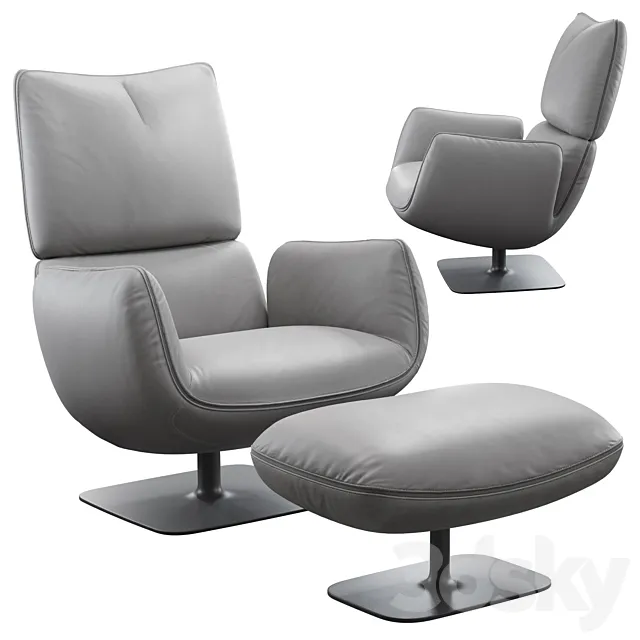 COR JALIS LOUNGE leather ( Vray+Corona ) 3DModel