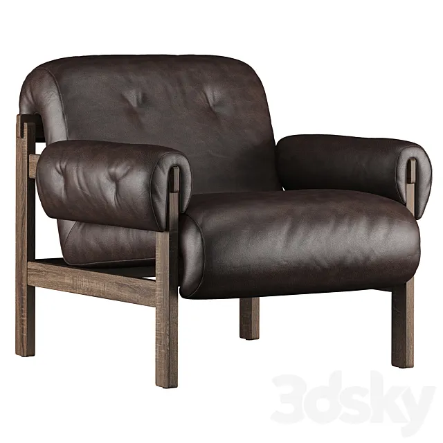 Cora Armchair 3D Model