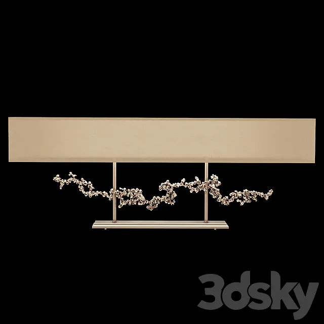 Coral console lamp 3DModel