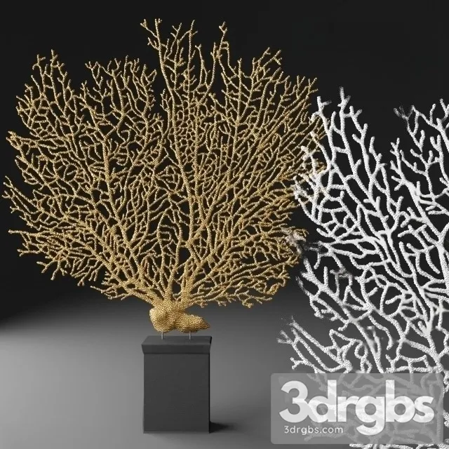 Coral Gold 3D Model Download